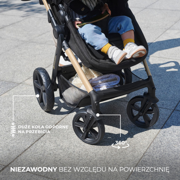 Универсальная коляска 3 в 1 Kinderkraft Moov 2 Pure Black (KSMOOV02BLKEV00)