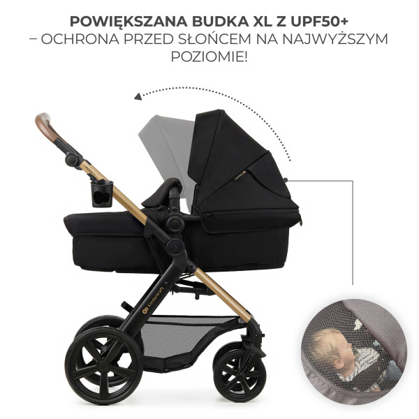 Универсальная коляска 3 в 1 Kinderkraft Moov 2 Pure Black (KSMOOV02BLKEV00)