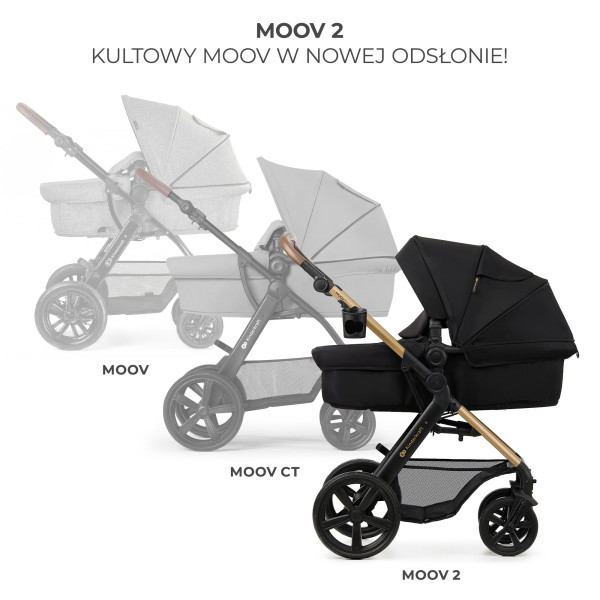 Универсальная коляска 3 в 1 Kinderkraft Moov 2 Pure Black (KSMOOV02BLKEV00)