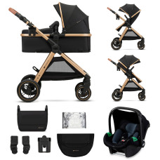 Универсальная коляска 3 в 1 Kinderkraft Esme Pure Black (KSESME00BLK3000)