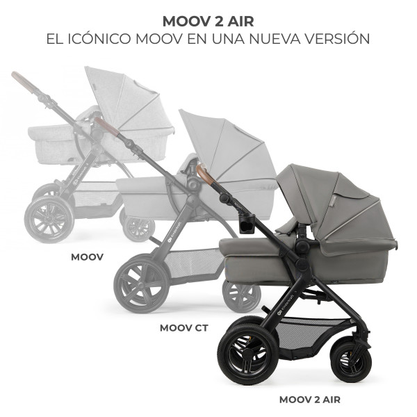 Универсальная коляска 3 в 1 Kinderkraft Moov 2 Air Light Gray (KSMOOV02LGR3000)