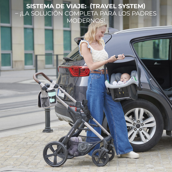 Универсальная коляска 3 в 1 Kinderkraft Moov 2 Air Light Gray (KSMOOV02LGR3000)