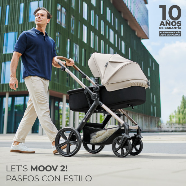 Универсальная коляска 3 в 1 Kinderkraft Moov 2 Air Light Gray (KSMOOV02LGR3000)