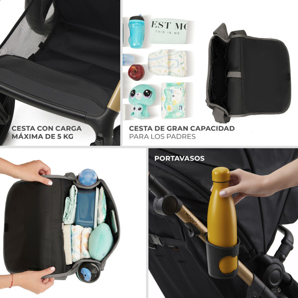 Универсальная коляска 3 в 1 Kinderkraft Moov 2 Air Light Gray (KSMOOV02LGR3000)
