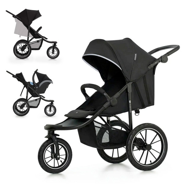 Прогулочная коляска Kinderkraft Helsi 2 Black (KSHELS02BLK0000)