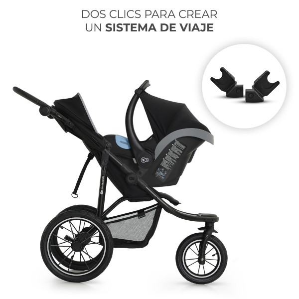 Прогулочная коляска Kinderkraft Helsi 2 Black (KSHELS02BLK0000)