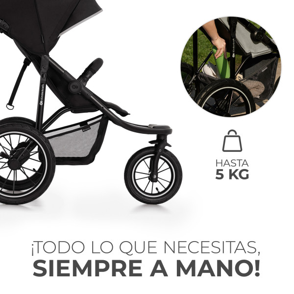 Прогулочная коляска Kinderkraft Helsi 2 Black (KSHELS02BLK0000)