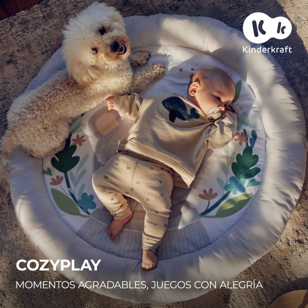 Развивающий коврик Kinderkraft Cozyplay (KPCOZY00LGR0000)