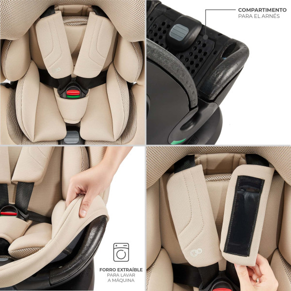 Автокресло Kinderkraft Xpedition 3 i-Size Beige (KCXPED03BEG0000)