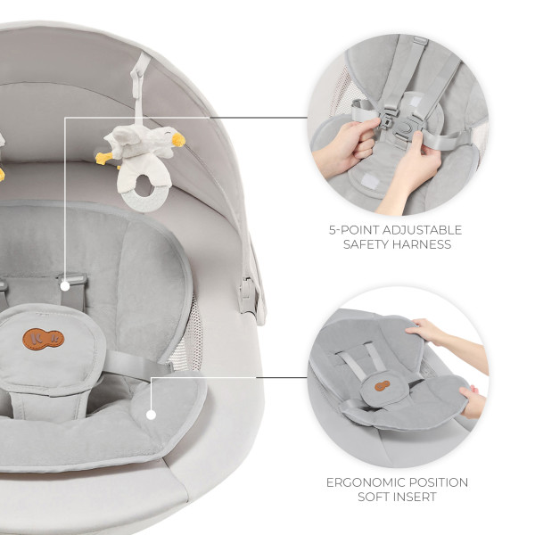 Кресло-качалка Kinderkraft Tulsy Beige (KBTULS00BEG0000)