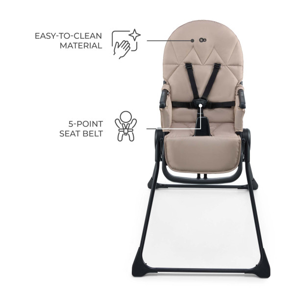 Стульчик для кормления Kinderkraft Binci Beige (KHBINC00BEG0000)