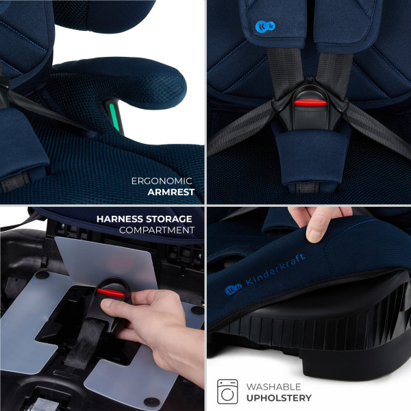 Автокресло Kinderkraft Fix2Go i-Size Navy (KCFI2GO0NAV0000)