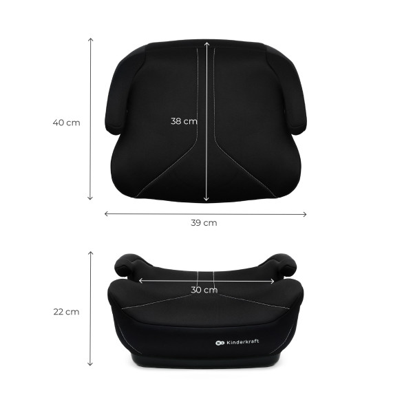 Автокресло-бустер Kinderkraft i-Boost 2 Black (KCIBOO02BLK0000)