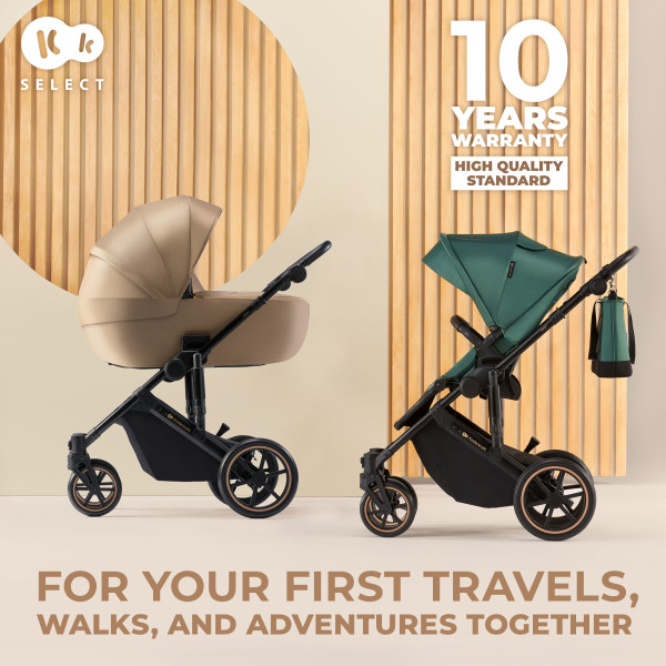 Универсальная коляска 2 в 1 Kinderkraft Prime 2 Dark Green (KSPRIM02GRE2000)