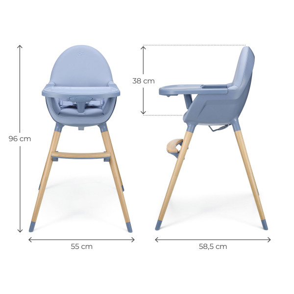 Стульчик для кормления 2 в 1 Kinderkraft Fini 2 Nordic Breeze (KHFINI02NOR0000)