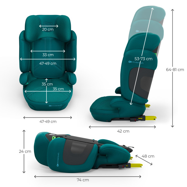 Автокресло Kinderkraft Xpand 2 PRO i-Size Green (KCXPPR02GRE0000)