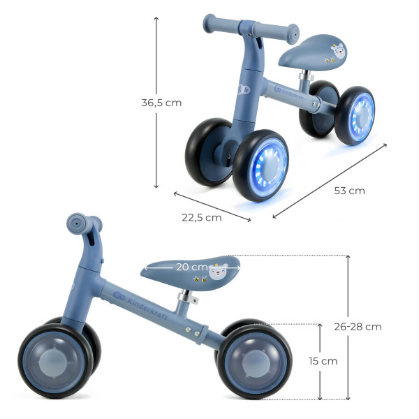 Каталка-беговел Kinderkraft Cutie Flash Blue (KRCUFL00BLU0000)
