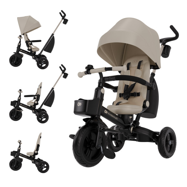 Трехколесный велосипед Kinderkraft Aveo 2 Plus Beige (KRAVEO02BEG0000)
