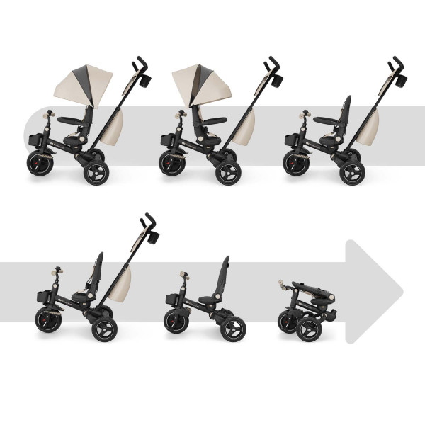 Трехколесный велосипед Kinderkraft Spinstep 2 Plus Beige (KRSPST02BEGPL00)
