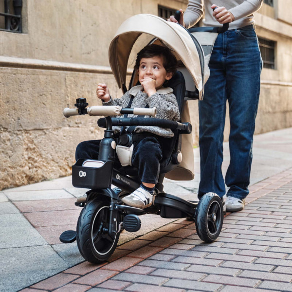 Трехколесный велосипед Kinderkraft Spinstep 2 Plus Beige (KRSPST02BEGPL00)