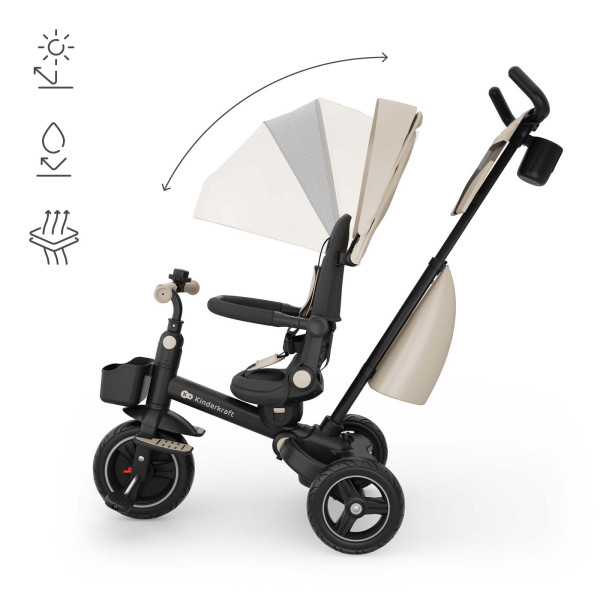 Трехколесный велосипед Kinderkraft Spinstep 2 Plus Beige (KRSPST02BEGPL00)