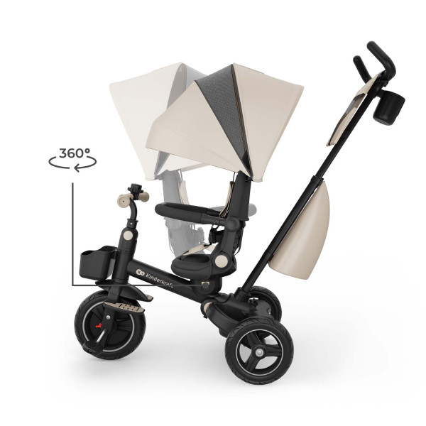 Трехколесный велосипед Kinderkraft Spinstep 2 Plus Beige (KRSPST02BEGPL00)