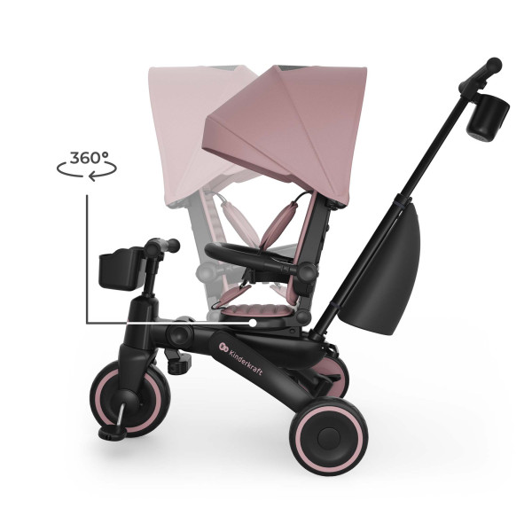 Трехколесный велосипед Kinderkraft Jazz 3 Pink (KRJAZZ03PNK0000)