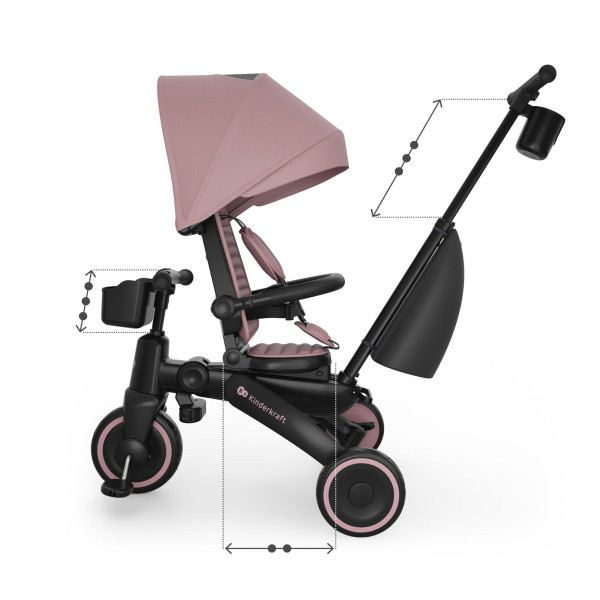 Трехколесный велосипед Kinderkraft Jazz 3 Pink (KRJAZZ03PNK0000)