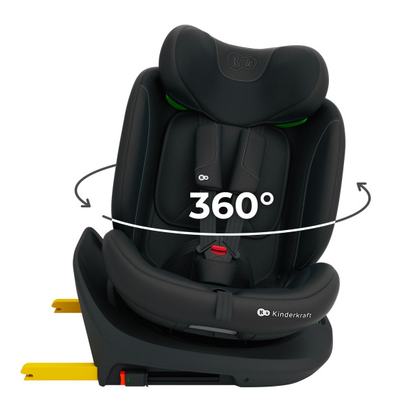 Автокресло Kinderkraft i-Grow 2 Plus i-Size Black (KCIGRO02BLKPL00)