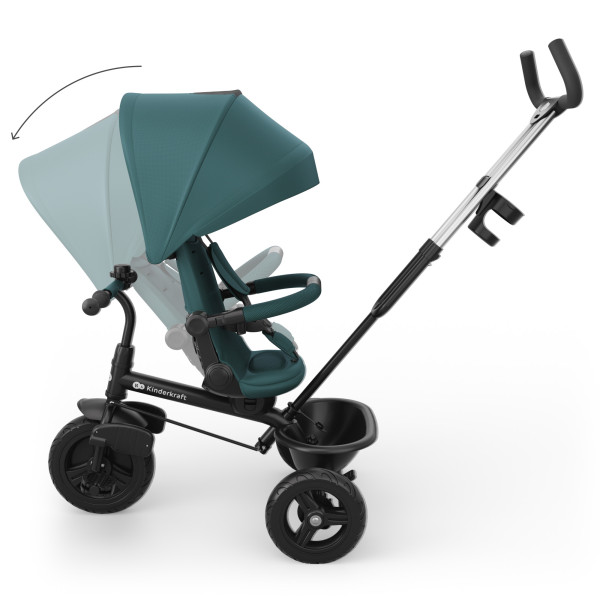Трехколесный велосипед Kinderkraft Aston 2 Plus Green (KRASTO02GREPL00)