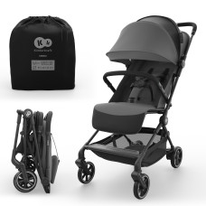 Прогулочная коляска Kinderkraft Nebo Platinum Grey Beige (KSNEBO00GRY0000)