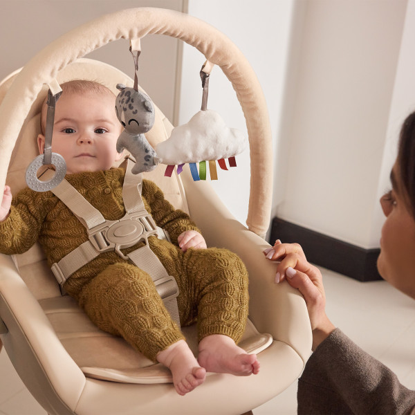 Стульчик для кормления 2 в 1 Kinderkraft Fini Up Grey