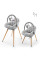 Стульчик для кормления 2 в 1 Kinderkraft Fini Up Grey