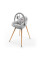 Стульчик для кормления 2 в 1 Kinderkraft Fini Up Grey