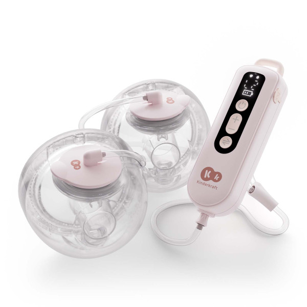 Двойной электрический молокоотсос Kinderkraft GentleFlow Pink (KEGEFL00PNK0000)