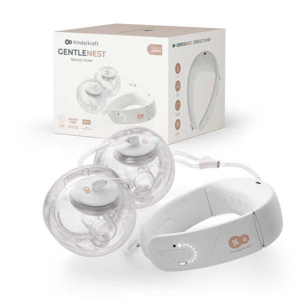 Двойной электрический молокоотсос Kinderkraft GentleNest (KEGENE00GLD0000)