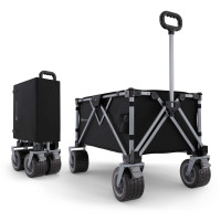 Складная туристическая тележка Kinderkraft Rollster Mystic Black (KSROLL00BLK0000)