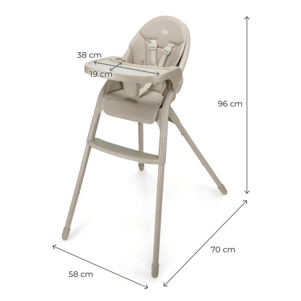 Стульчик для кормления Kinderkraft Dinnly Beige (KHDINN00BEG0000)