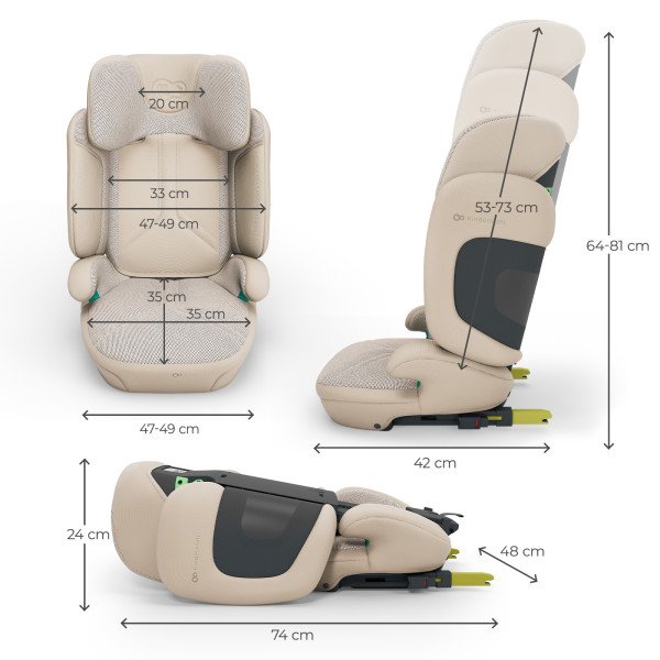 Автокресло Kinderkraft Xpand 2 PRO i-Size Beige (KCXPPR02BEG0000)