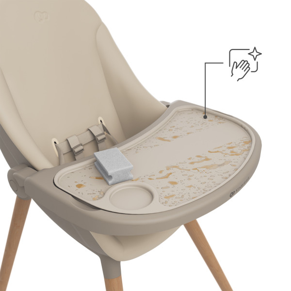 Стульчик для кормления 2 в 1 Kinderkraft Fini Up Beige