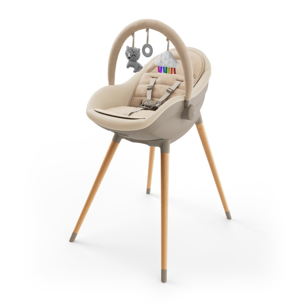 Стульчик для кормления 2 в 1 Kinderkraft Fini Up Beige