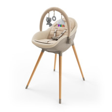 Стульчик для кормления 2 в 1 Kinderkraft Fini Up Beige (KHFINIUPBEG0000)