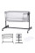 Приставная кроватка-люлька Kinderkraft Nestee Up 2 Light Grey (KLNEE002LGR0000)