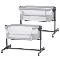 Приставная кроватка-люлька Kinderkraft Nestee Up 2 Light Grey (KLNEE002LGR0000)