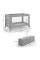 Кровать-манеж Kinderkraft Leody Up Grey (KCLEODUPGRY0000)