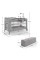 Кровать-манеж с пеленатором Kinderkraft Leody Up Grey (KCLEODUPGRY00AC)