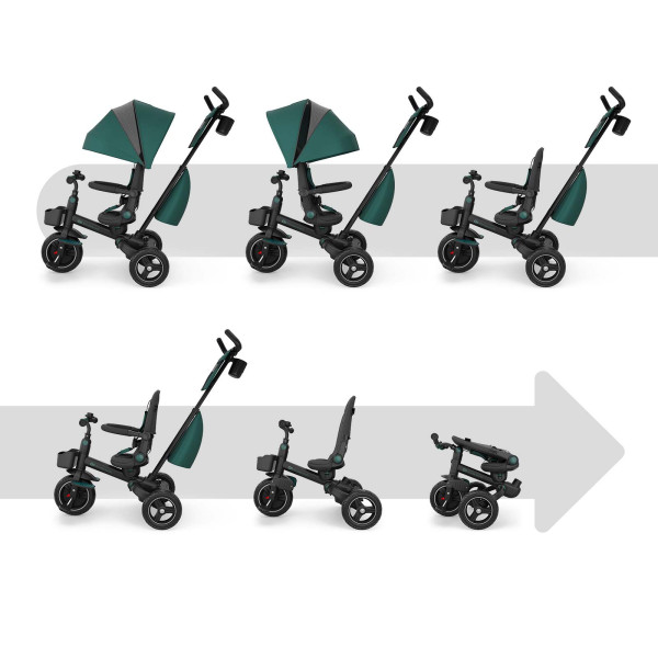 Трехколесный велосипед Kinderkraft Spinstep 2 Plus Green (KRSPST02GREPL00)