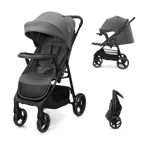 Прогулочная коляска Kinderkraft Trig 3 Tray Grey (KSTRIG03GRY000T)