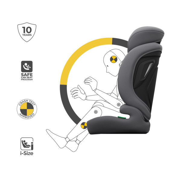 Автокресло Kinderkraft Comfort Up 2 Plus i-Size Grey (KCCOUP02GRYPL00)