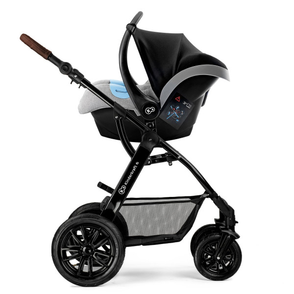 Универсальная коляска 3 в 1 Kinderkraft Moov Gray Melange (KKWMOOVGRYM0NC)